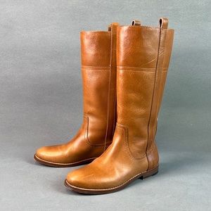 Burberry tall leather boots. Size 38